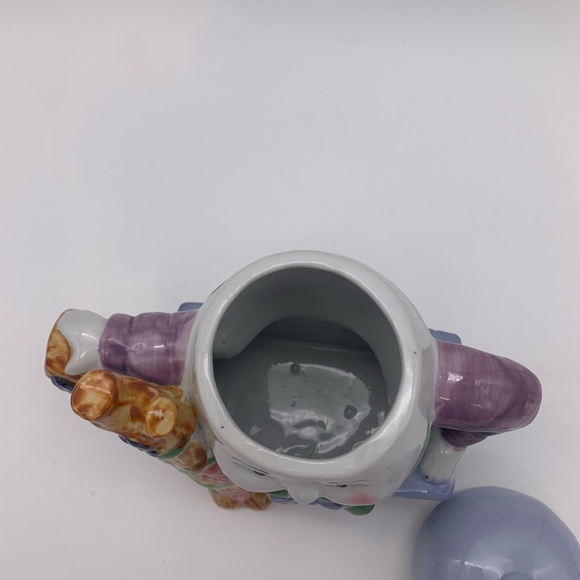 Decorative 16 Oz Humpty Dumpty VTG. Ceramic Teapot With Hat Lid & Handle FEITX - Picture 10 of 15